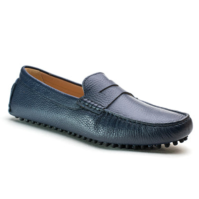 Navy Blue Driving Loafer